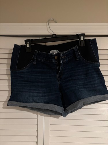 Isabel maternity denim shorts