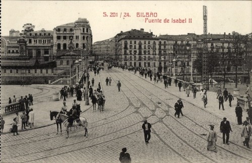 Cartolina bilbao paesi baschi - paesi,
