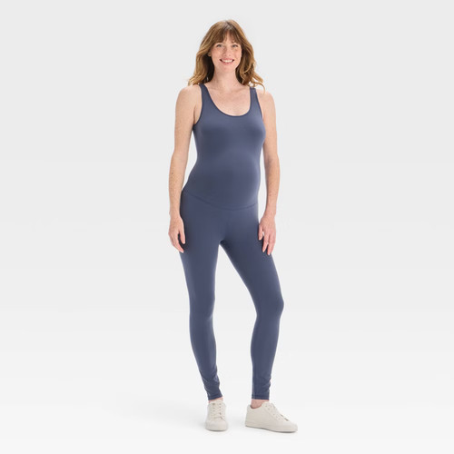 Long unitard maternity - unitard,