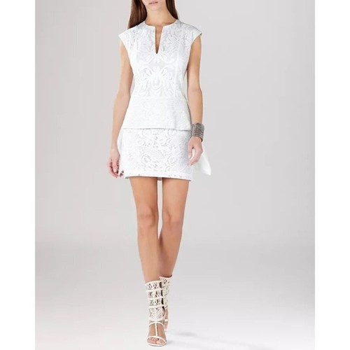 Bcbgmaxazria white lace - bcbgmaxazria,