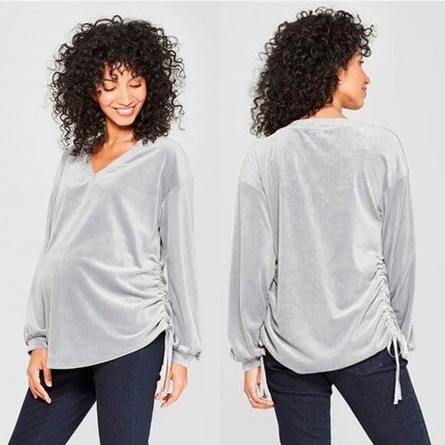 Isabel maternity grey velour - isabel,